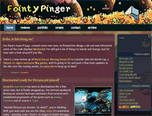 Tablet Screenshot of fointypinger.co.uk